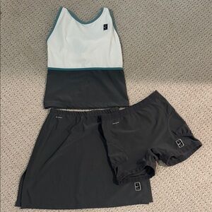 Nike Black and White Mini Dress Set